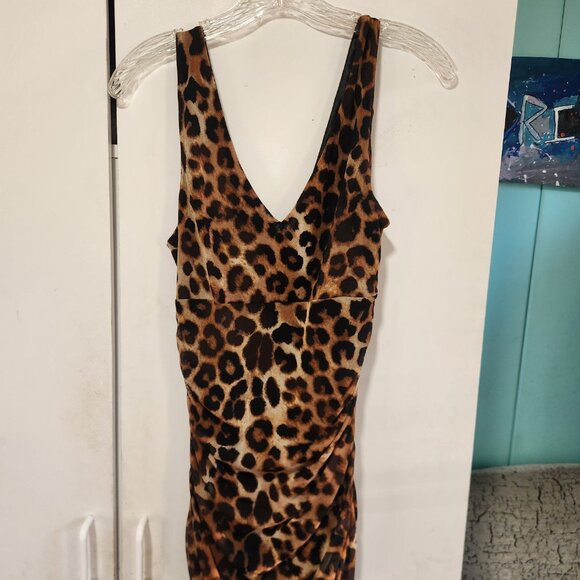 Express L Leopard Print Tank - Picture 2 of 2